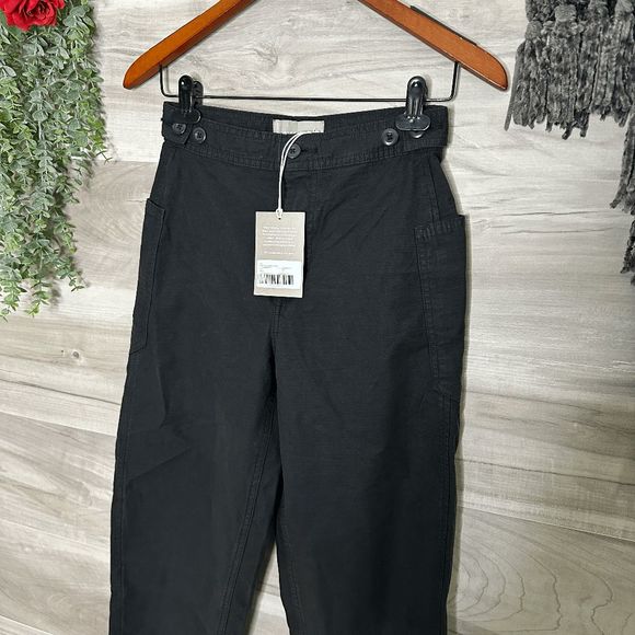 Everlane Womens Black Lightweight Casual Cropped The Fatigue Barrel Pants - Picture 4 of 8